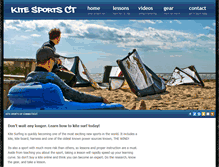 Tablet Screenshot of kitesportsct.com
